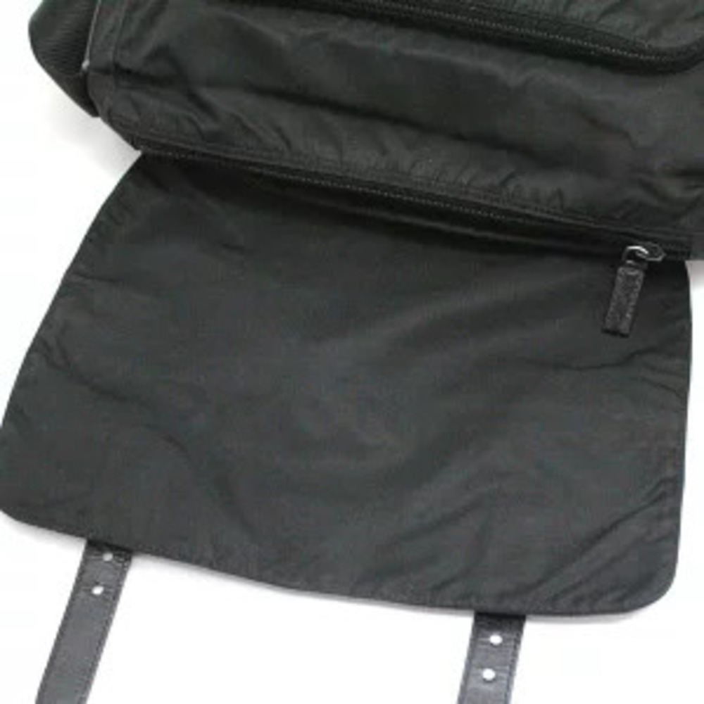 Prada Triangle Logo Shoulder Bag Black - Picture 6 of 6